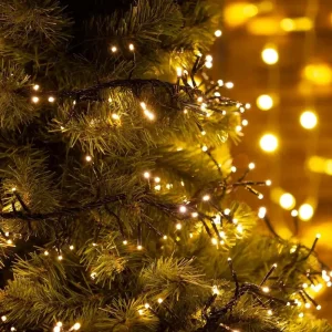 Світлодіодна гірлянда ColorWay (CW-G-150L5U) 150LED, 5м, 8 функцій, теплий колір USB UA