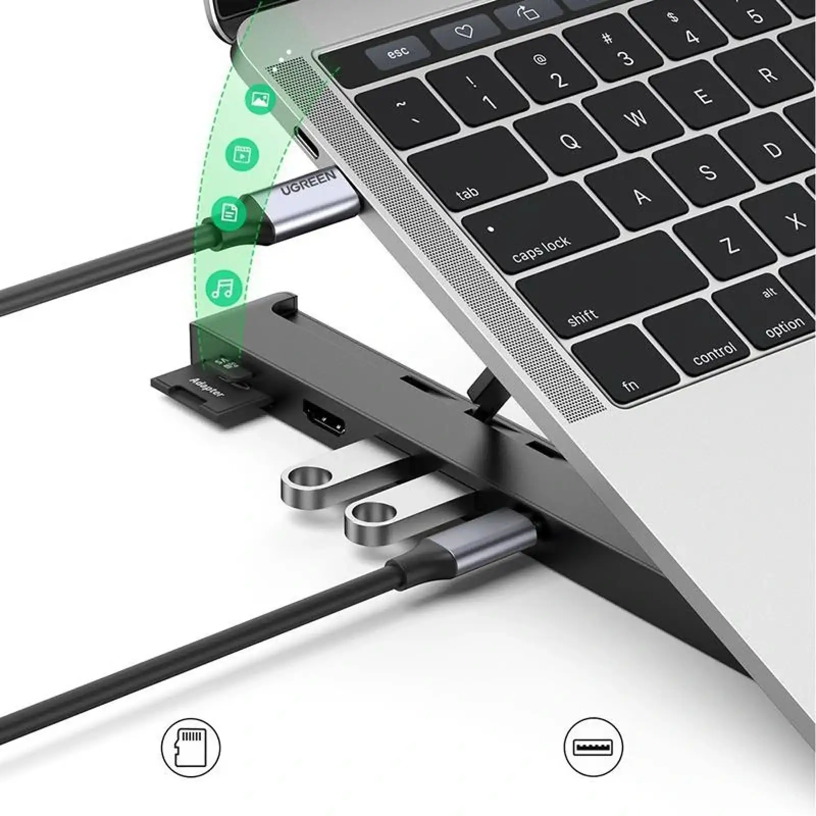 Охолоджувальна підставка для ноутбука Ugreen X-Kit CM359 (80551) UA