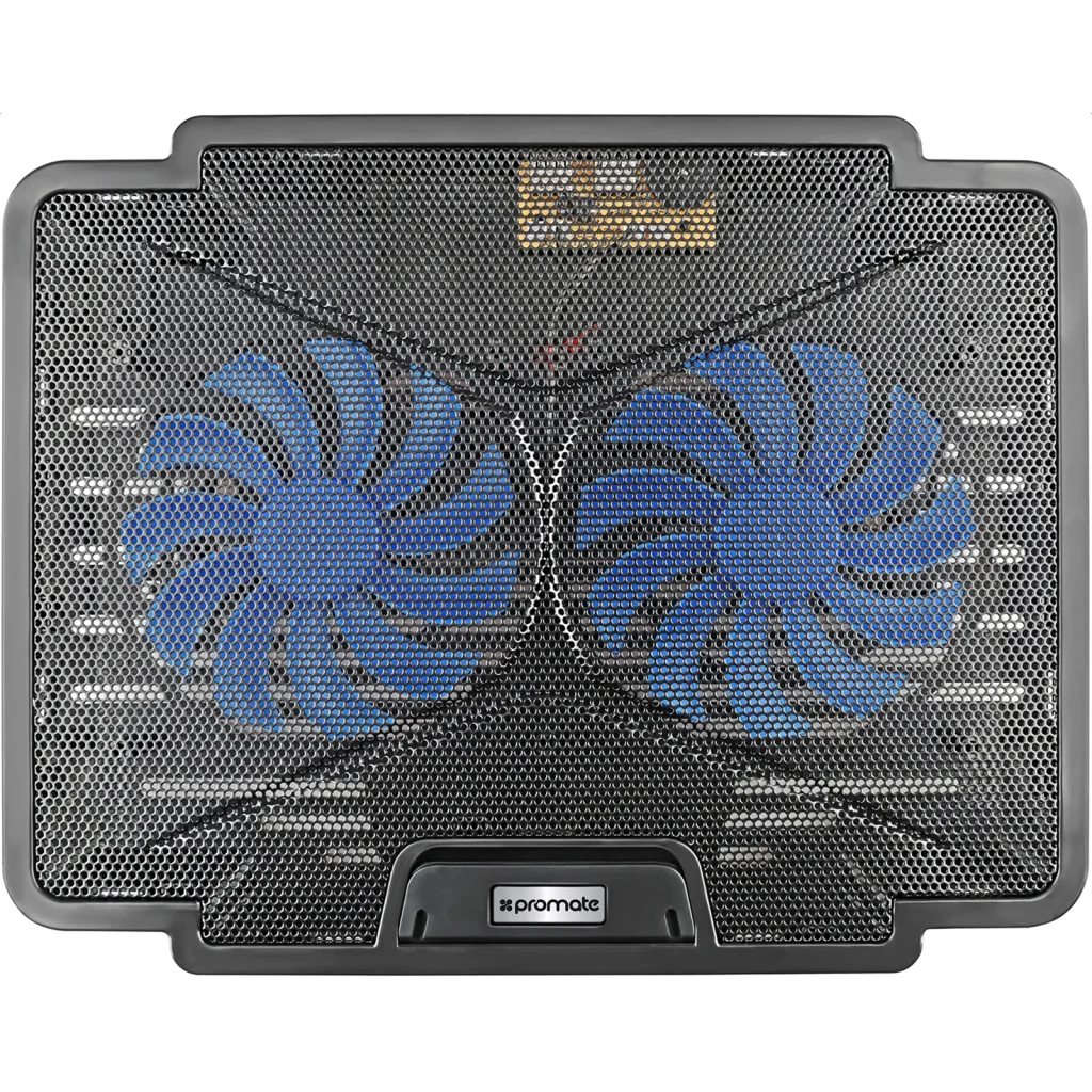 Охлаждающая подставка для ноутбука Promate AirBase-1 Black, airbase-1.black UA
