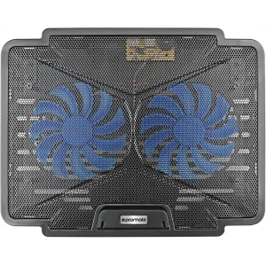 Охлаждающая подставка для ноутбука Promate AirBase-1 Black, airbase-1.black UA