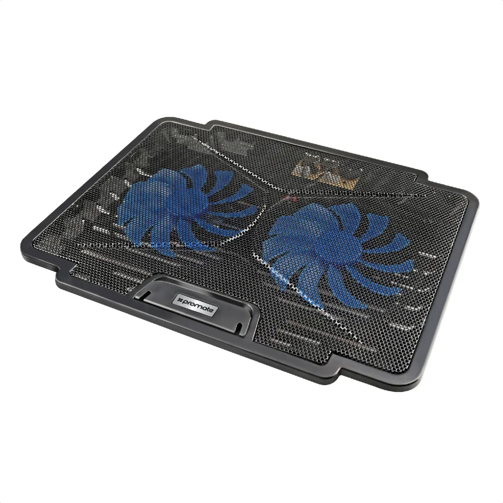 Охлаждающая подставка для ноутбука Promate AirBase-1 Black, airbase-1.black UA