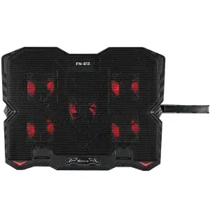 Підставка для ноутбука Xtrike Me FN-813 5 Fan, Red Led, 2 USB UA