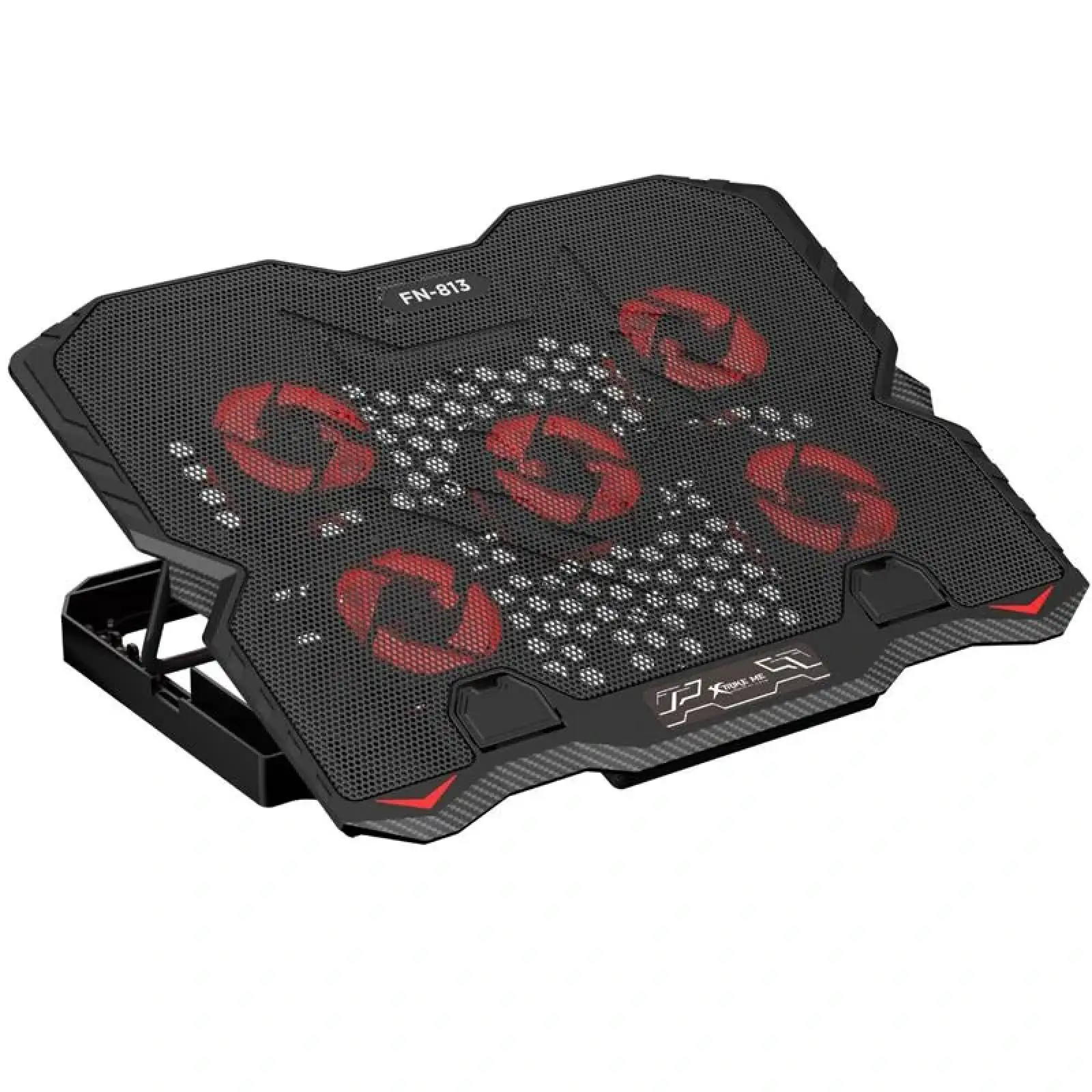 Підставка для ноутбука Xtrike Me FN-813 5 Fan, Red Led, 2 USB UA
