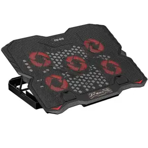 Підставка для ноутбука Xtrike Me FN-813 5 Fan, Red Led, 2 USB UA