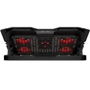 Підставка для ноутбука Xtrike Me FN-813 5 Fan, Red Led, 2 USB UA