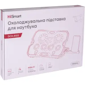 Охолоджувальна підставка для ноутбука HiSmart DCX-A103 (HS083144) UA