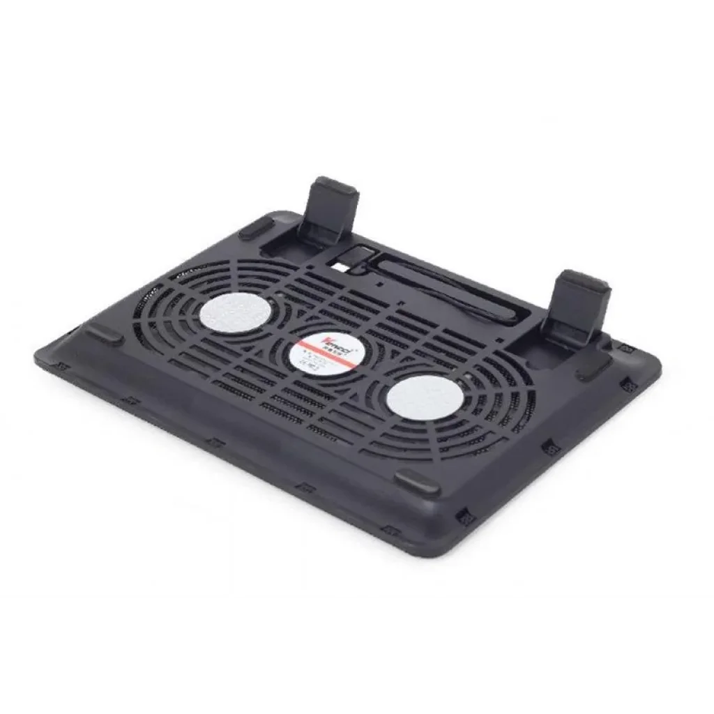 Охлаждающая подставка для ноутбука Gembird NBS-2F15-01 Black 15,6