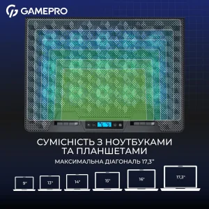 Охолоджуюча підставка для ноутбука GamePro CP1140 UA