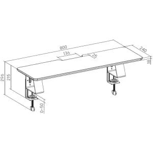 Підставка для монітора OfficePro MR123B Black UA