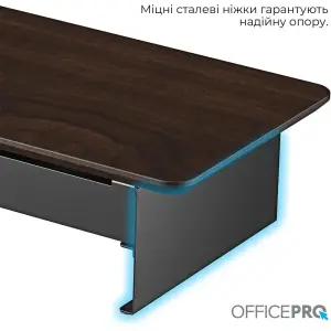 Подставка для монитора OfficePro MR145DW Dark Wood/Black UA