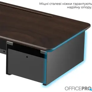 Подставка для монитора OfficePro MR161DW Dark Wood/Black UA