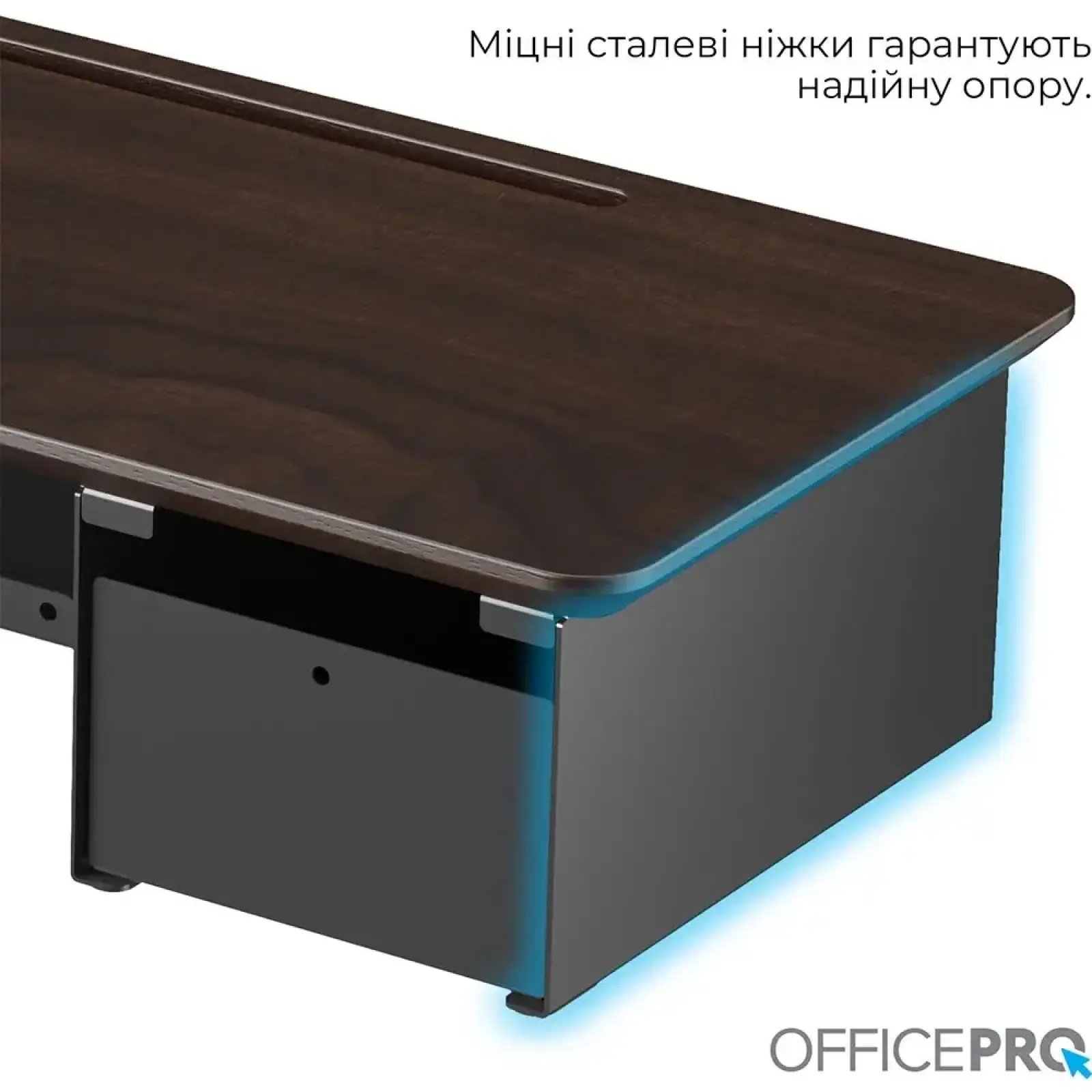 Подставка для монитора OfficePro MR177DW Dark Wood/Black UA
