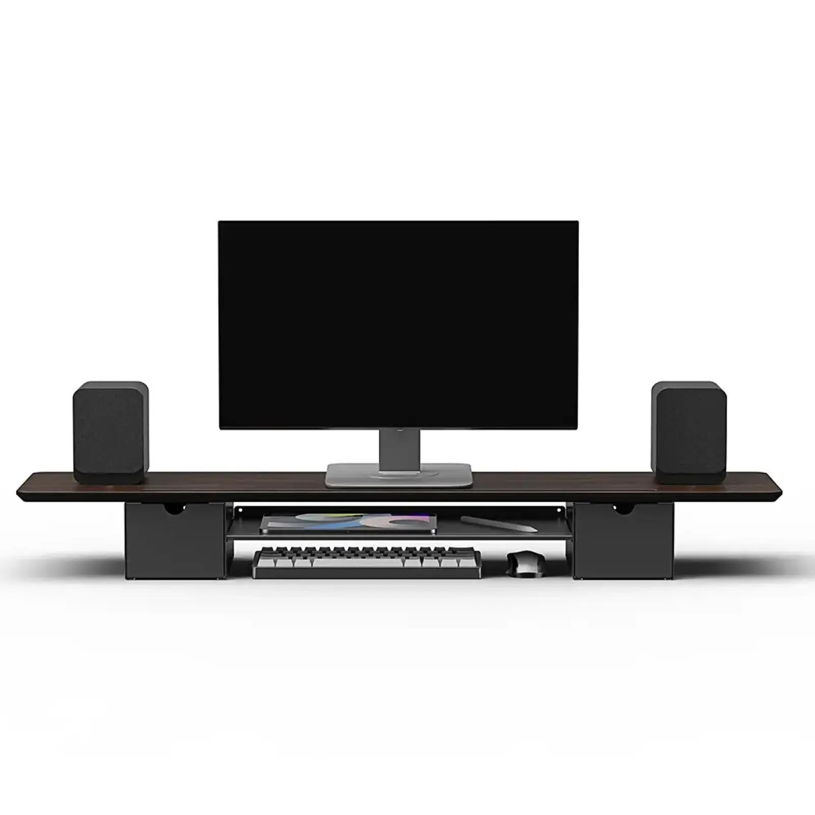 Подставка для монитора OfficePro MR177DW Dark Wood/Black UA