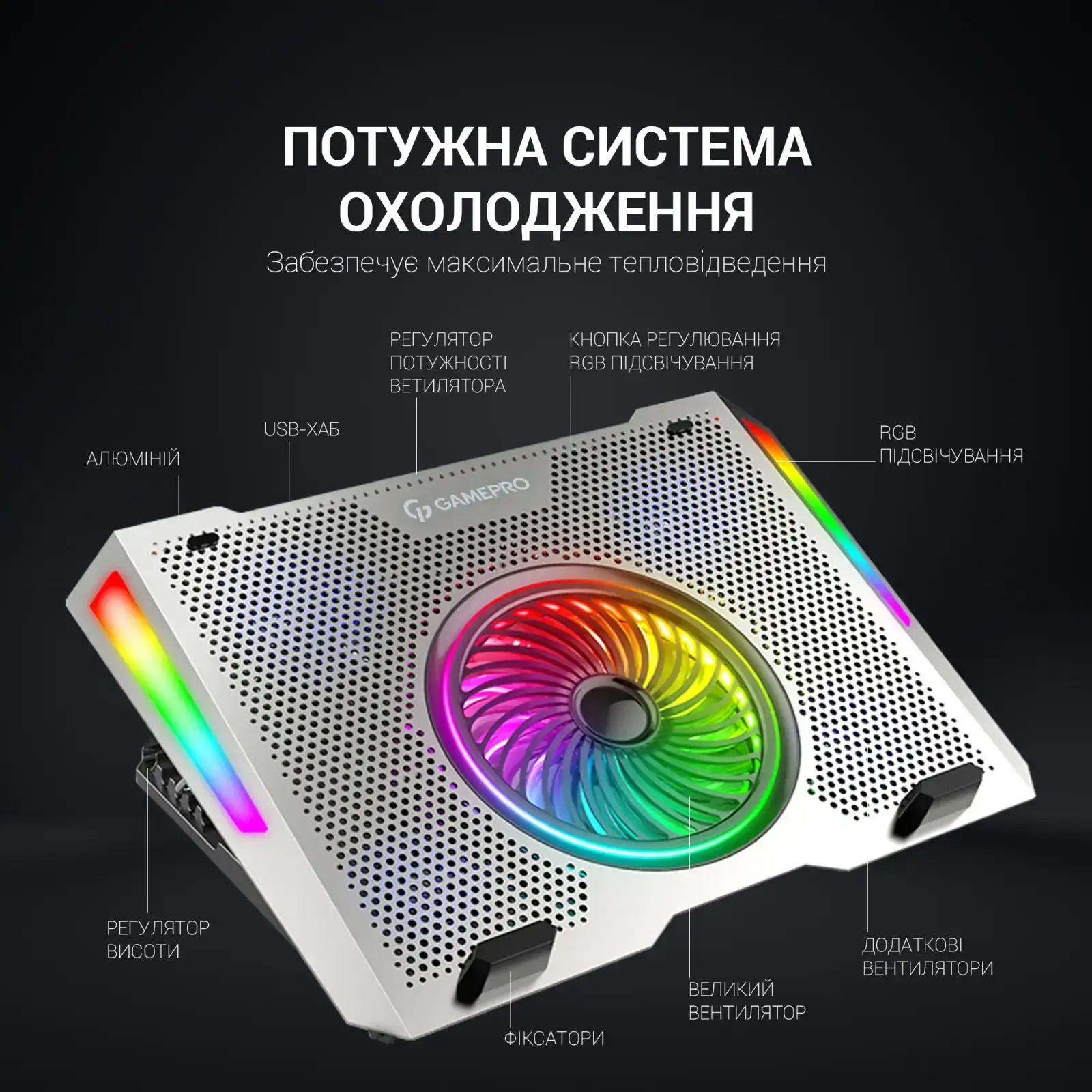 Подставка для ноутбука GamePro CP1270 UA