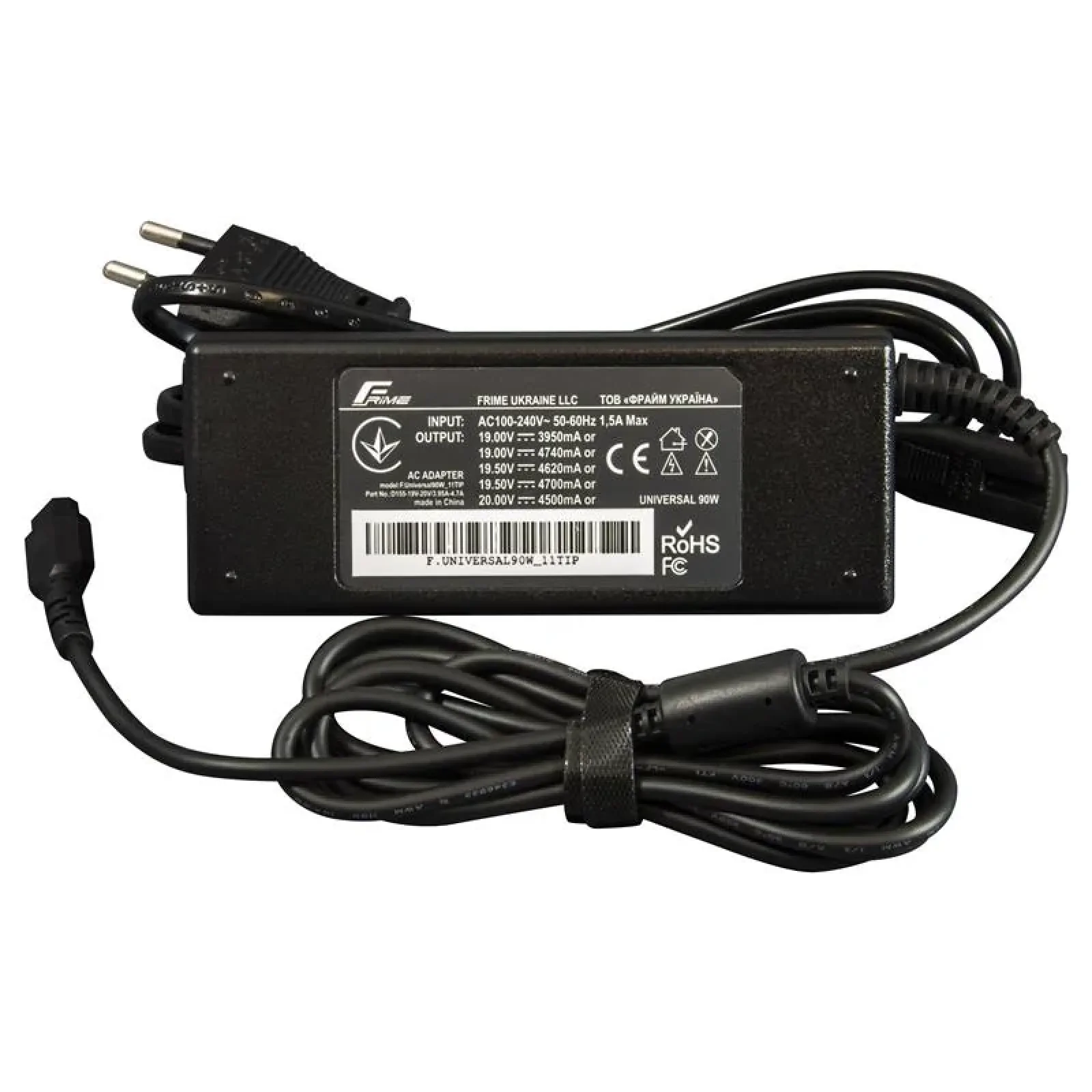 Блок питания Frime для ноутбука 18.5-20V 90W 11 Tip (F.Universal90W_11TIP) UA