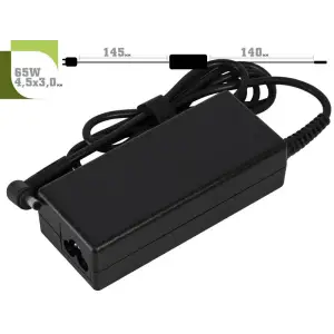 Блок живлення 1StCharger для ноутбука Asus 19V 65W 3.42A 4.5х3.0мм + каб.пит. (AC1STAS65WE) UA