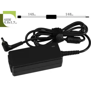 Блок питания 1StCharger для ноутбука HP 19.5V 40W 2.05A 4.0х1.7мм + каб.пит. (AC1STHP40WD) UA