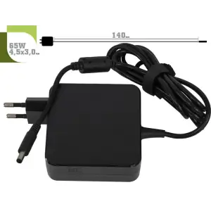 Блок питания 1StCharger для ноутбука HP 19.5V 65W 3.33A 4.5х3.0мм Wall Mount (WM1ST19.5V65W4530H) UA