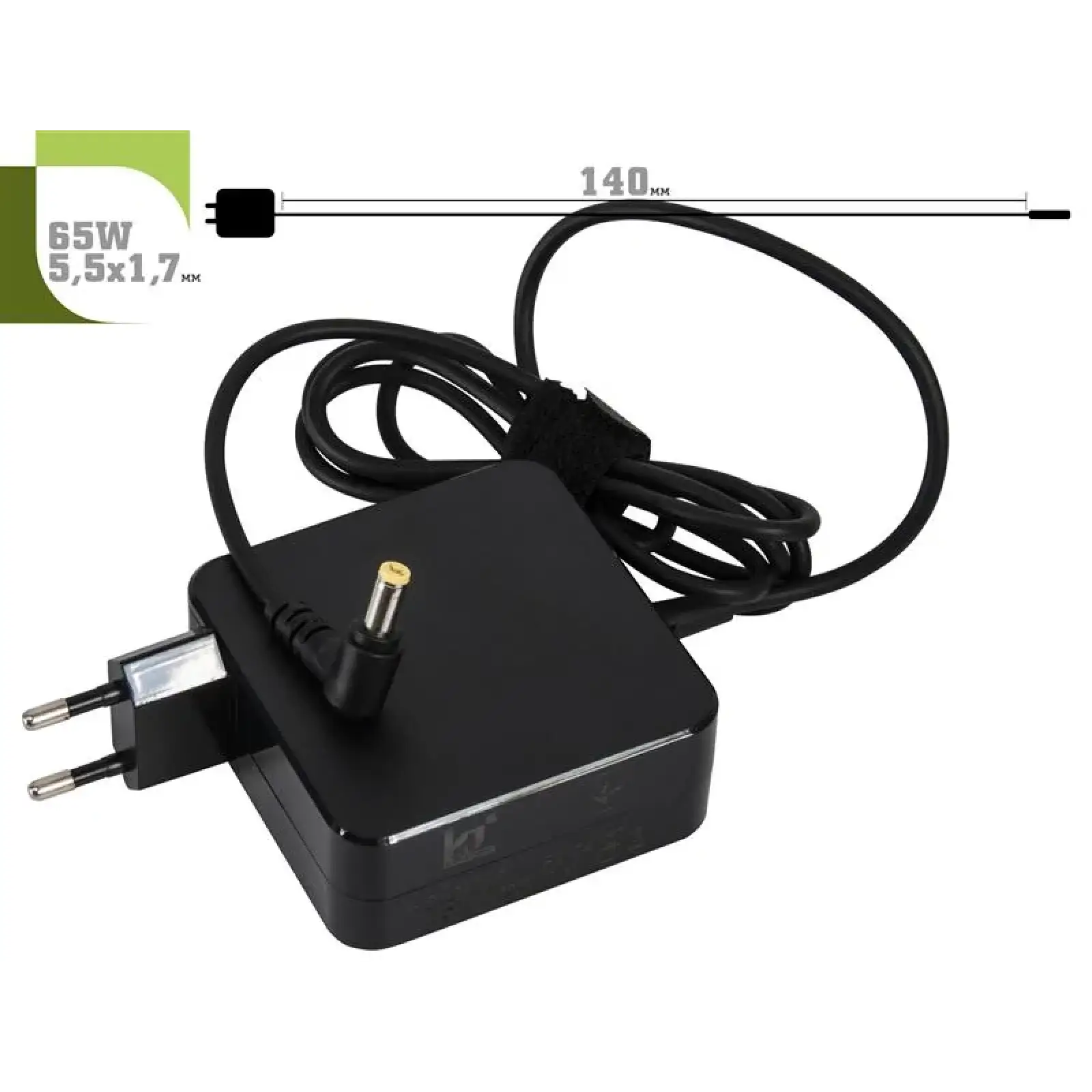 Блок живлення 1StCharger для ноутбука Acer, Asus 19V 65W 3.42A 5.5х1.7мм Wall Mount (WM1ST19V65W5517) UA