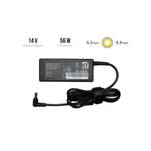 Блок питания 1StCharger для ноутбука Samsung 14V 56W 4A 6.5x4.4 + каб.пит. (AC1STSA56WD2) UA