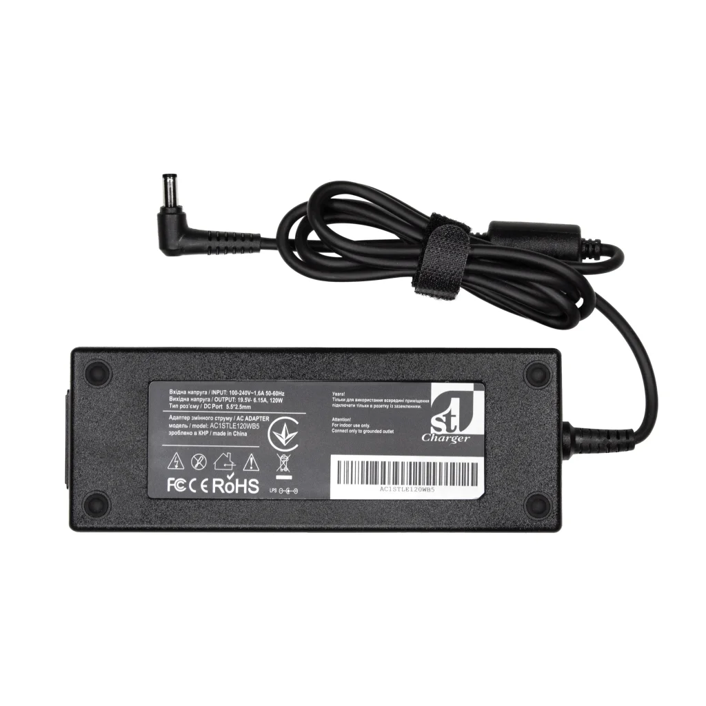 Блок питания 1StCharger для ноутбука Lenovo 19.5V 120W 6.15A 5.5х2.5мм (AC1STLE120WB5) UA