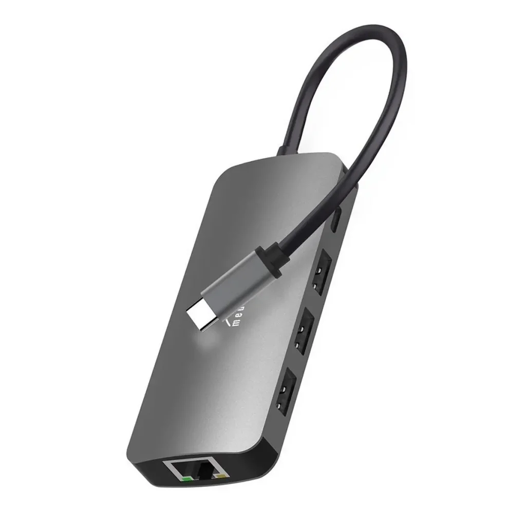 Док-станция Media-Tech USB-C HDMI/USB 3.0x3/RJ45/SD/MicroSD/PD 100W (MT5044) UA