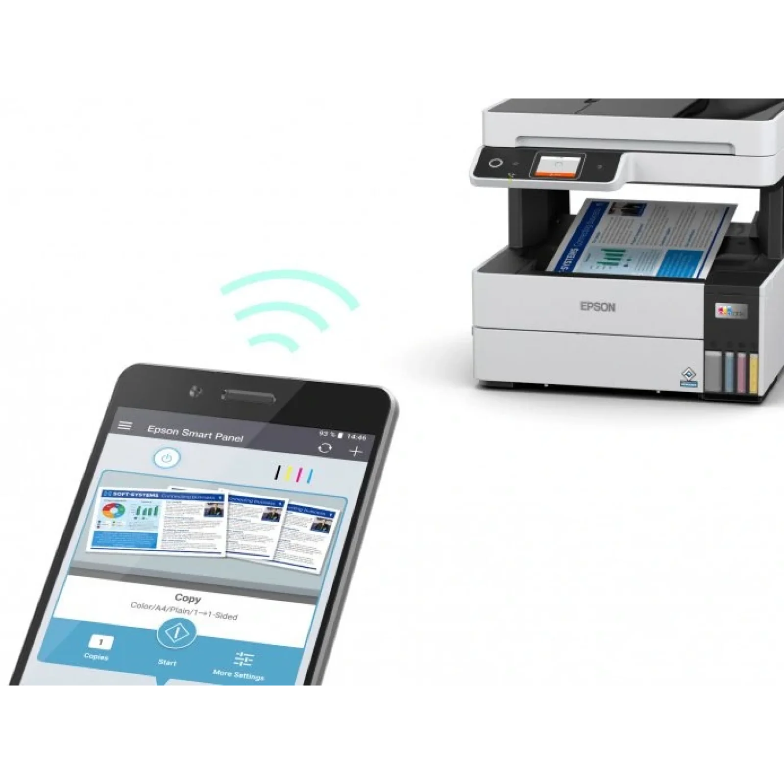 БФП А4 кол. Epson L6490 з WI-FI (C11CJ88405) UA