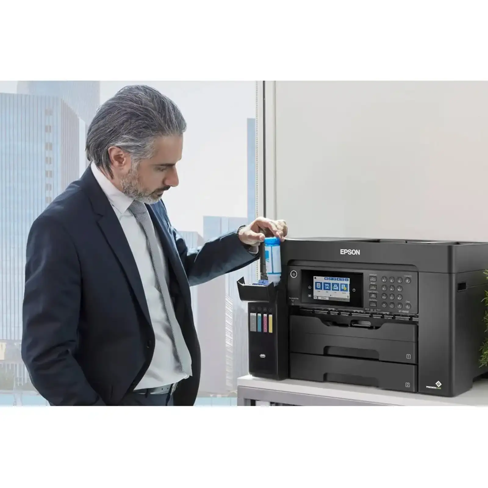 Багатофункційний пристрій А3 кол. Epson L15160 Фабрика друку з WI-FI (C11CH71404) UA