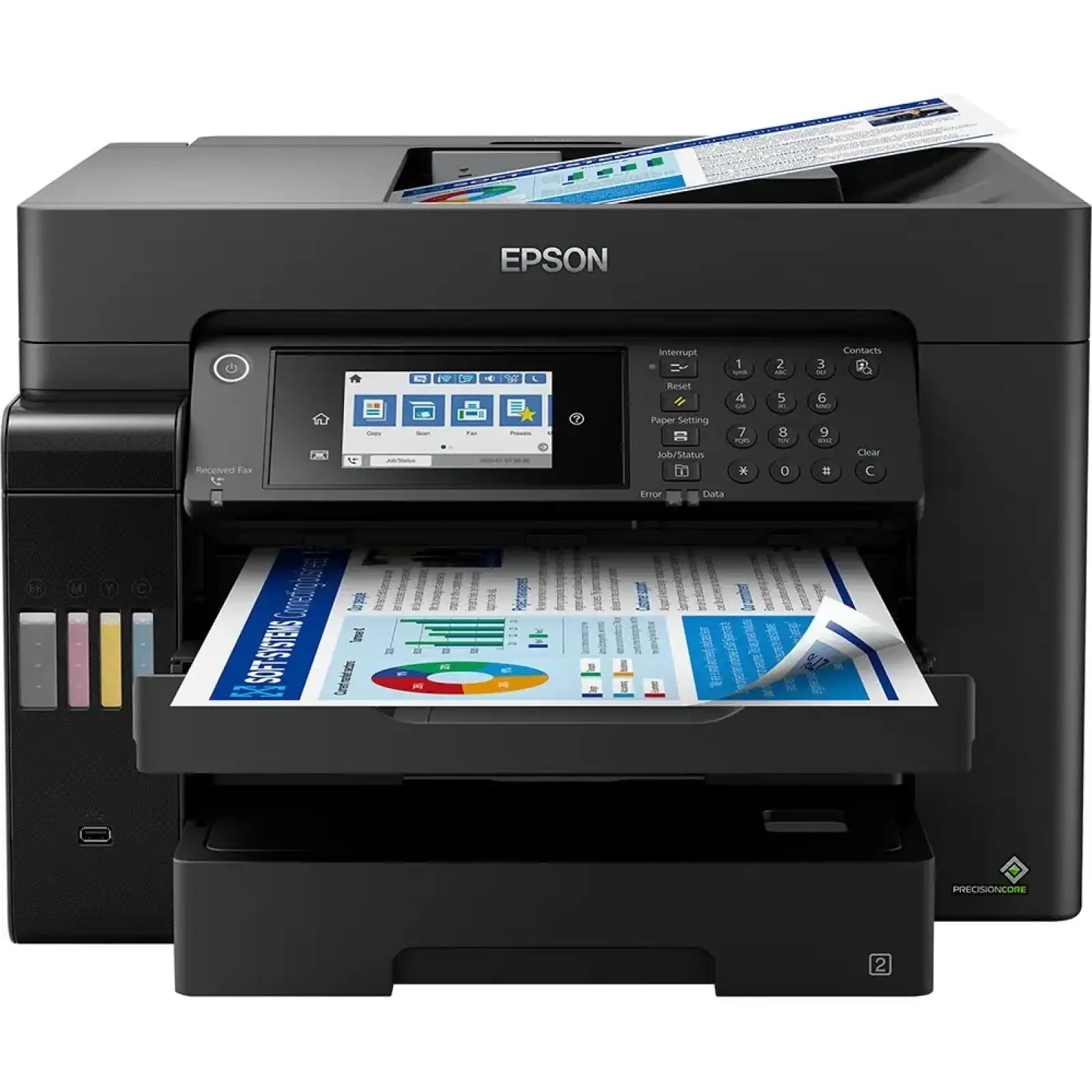 Багатофункційний пристрій А3 кол. Epson L15160 Фабрика друку з WI-FI (C11CH71404) UA