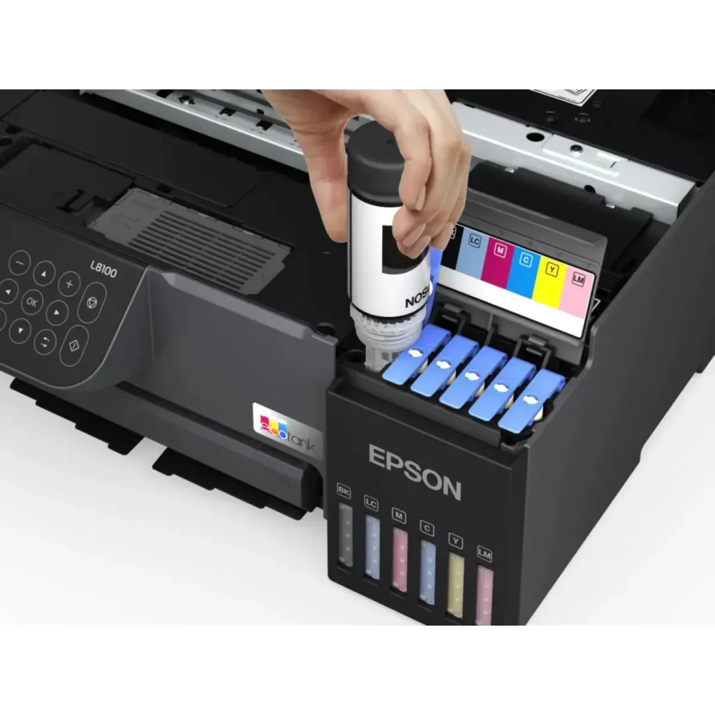 Багатофункціональний пристрій А4 кол. Epson EcoTank L8100 Wi-Fi (C11CK94401) UA