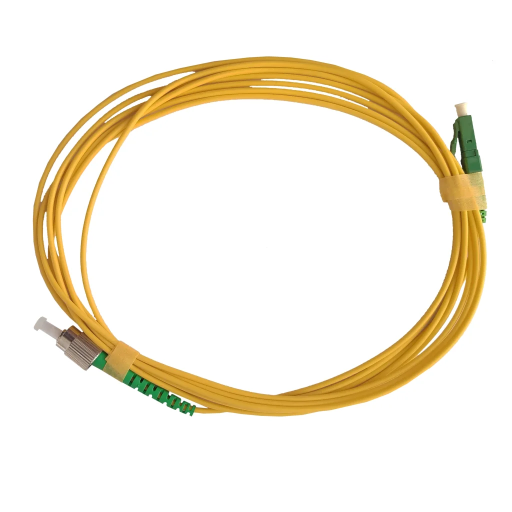 Патчкорд Abee LC/APC-FC/APC simplex, G657A, 2.0mm, 3m UA