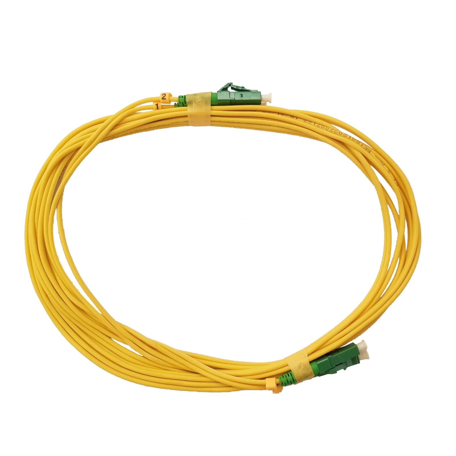 Патчкорд Abee LC/APC-LC/APC duplex, G657A, 2.0mm, 3m UA