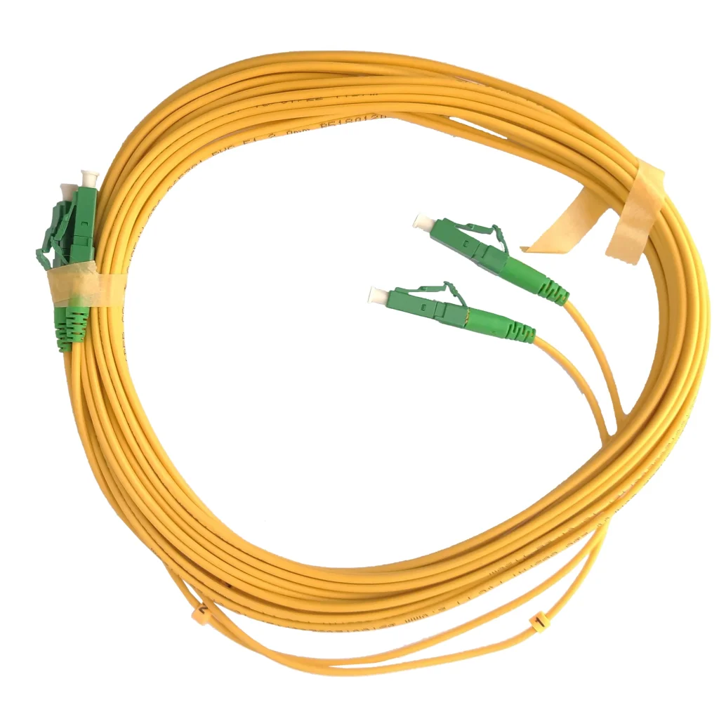Патчкорд Abee LC/APC-LC/APC duplex, G657A, 2.0mm, 5m UA