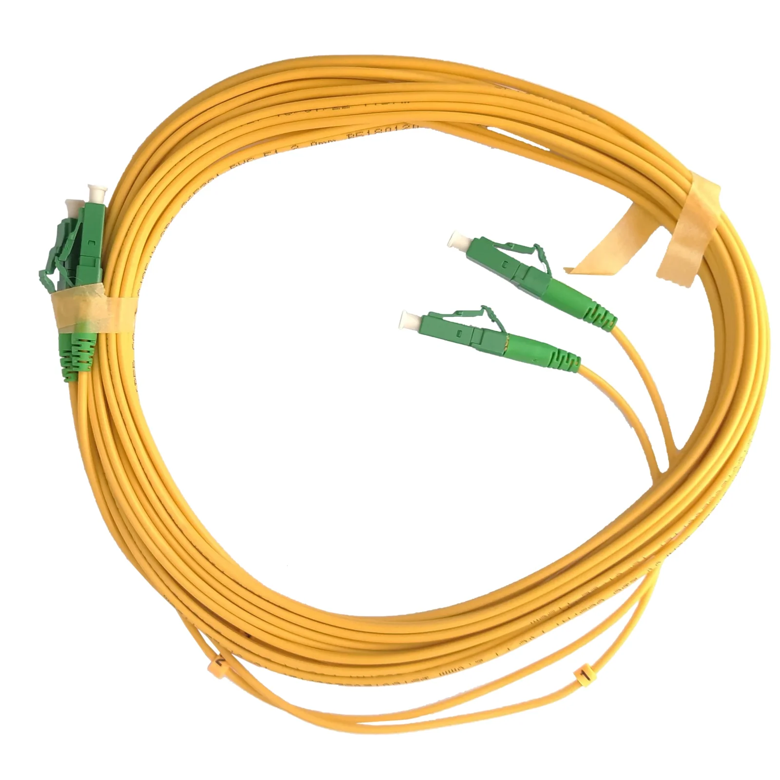 Патчкорд Abee LC/APC-LC/APC duplex, G657A, 2.0mm, 5m UA