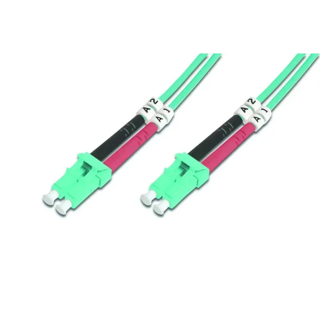 Оптичний патч-корд Digitus LC/UPC-LC/UPC, 50/125, OM3, duplex, 15м (DK-2533-15/3) UA