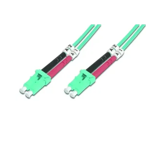 Оптичний патч-корд Digitus LC/UPC-LC/UPC, 50/125, OM3, duplex, 15м (DK-2533-15/3) UA