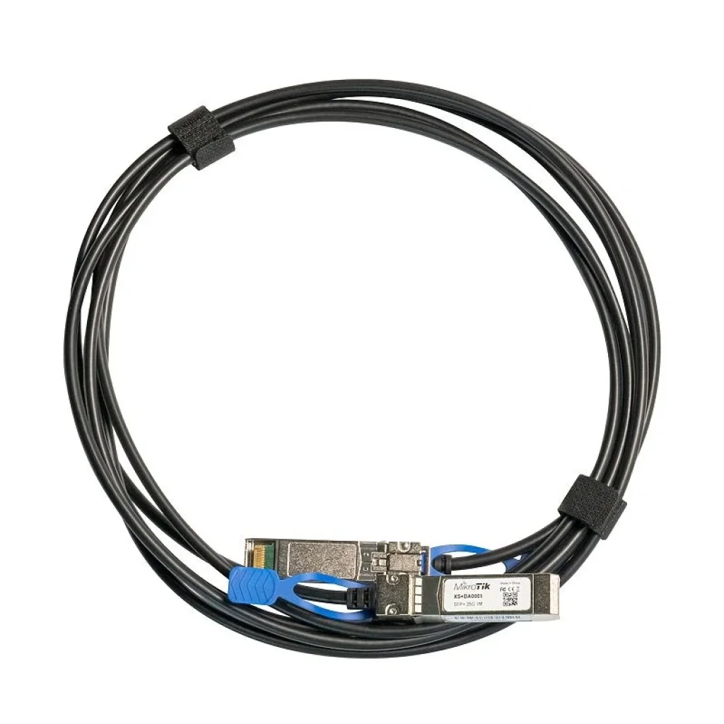 Кабель MikroTik XS+DA0001 (SFP, SFP+, SFP28, 1m, direct attach) UA