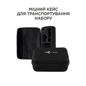 Набір тактичний: екшн-камера AIRON ProCam 7 Black з аксесуарами UA