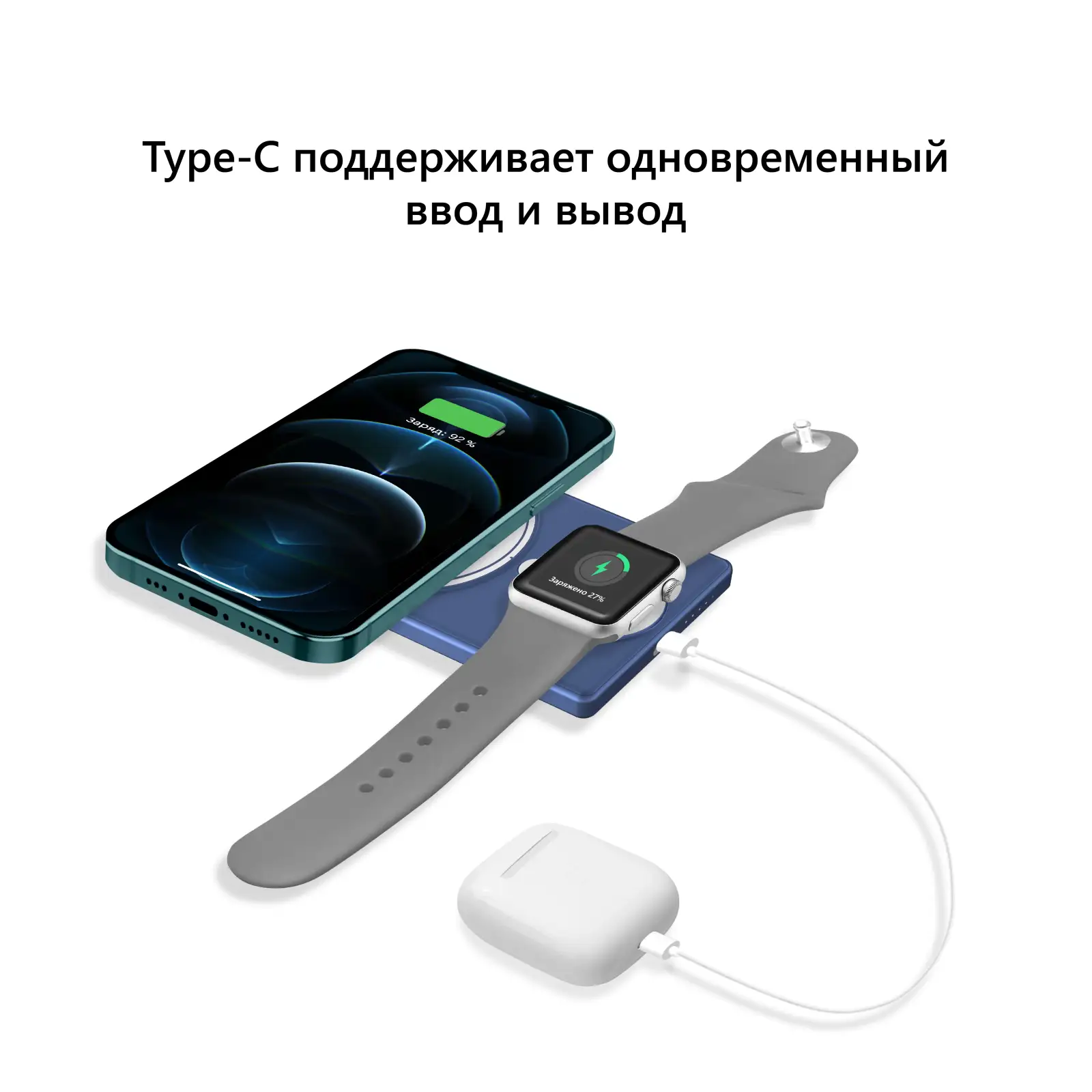 Бездротова зарядка Qi AirCharge UA