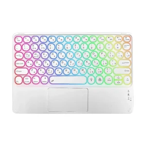 Беспроводная Bluetooth клавиатура AIRON Easy Tap 2 с тачпадом и LED для Smart TV та планшета UA