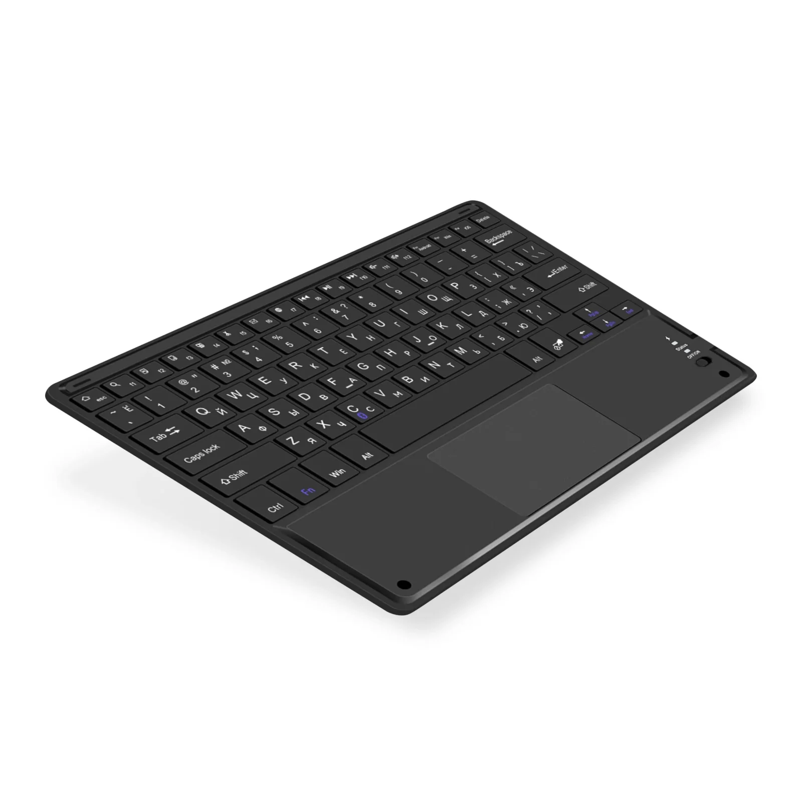 Бездротова Bluetooth клавіатура з тачпадом AIRON Easy Tap для Smart TV та планшета із силіконовою накладкою на клавіші UA