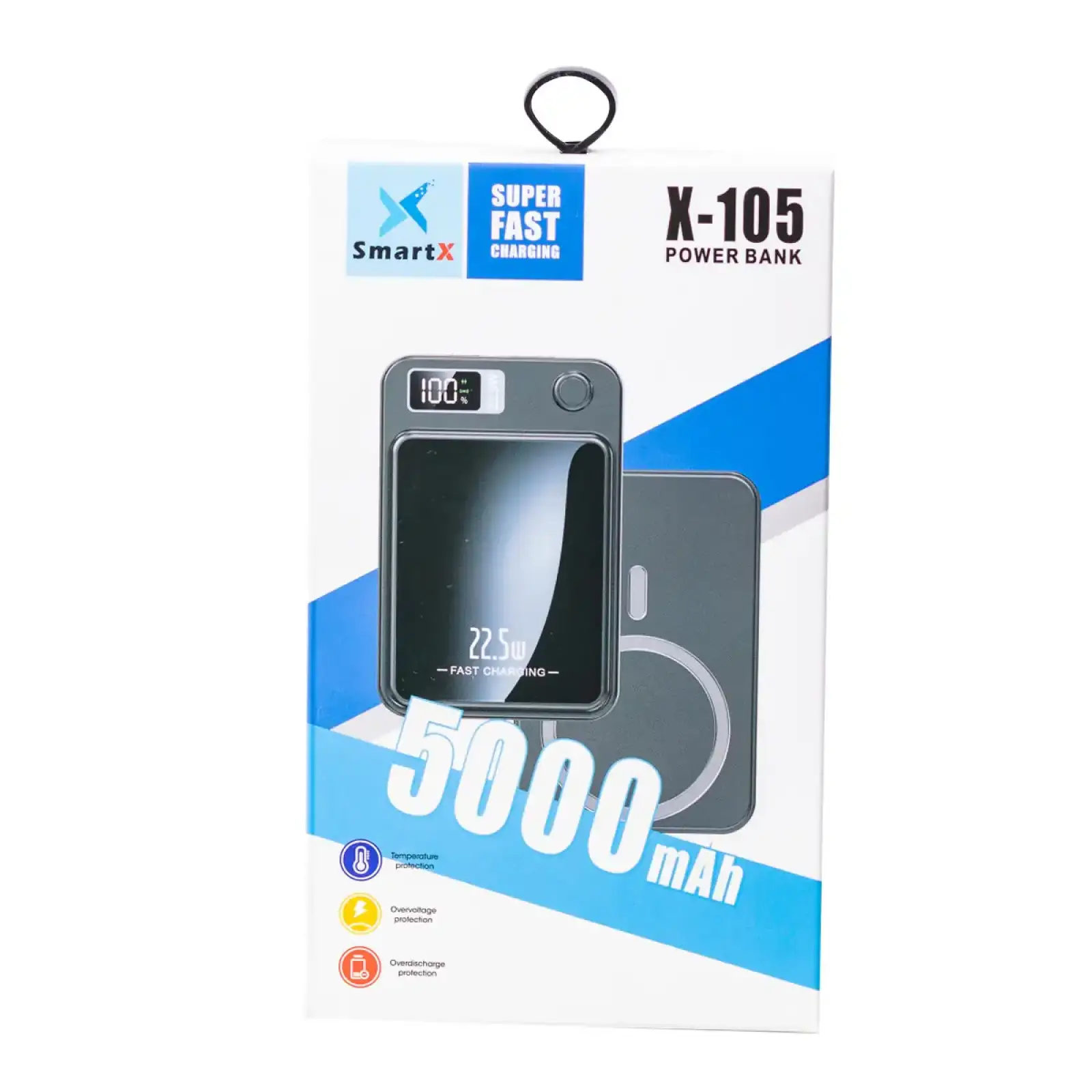 Зовнішній акумулятор Smartx X105 5000 mah бездротовий UA