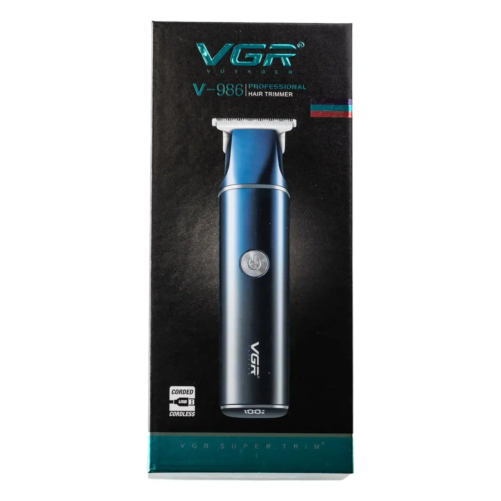 Тример для стрижки VGR з насадками та USB, золото HP-V-986 UA