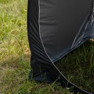Намет душ-туалет для кемпінгу автомат 120×120×190 (см) LU-015DB Чорний Lugi