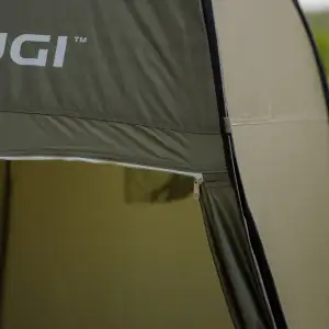 Намет душ-туалет для кемпінгу автомат 120×120×190 (см) LU-015DGR Хакі Lugi
