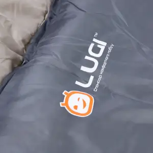 Спальний мішок водонепроникний з капюшоном, сірий LU009 Lugi