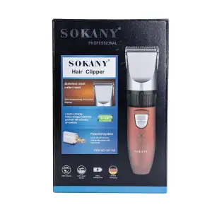 Машинка для стрижки волосся Sokany 4 насадки на акумуляторі SK-749 UA