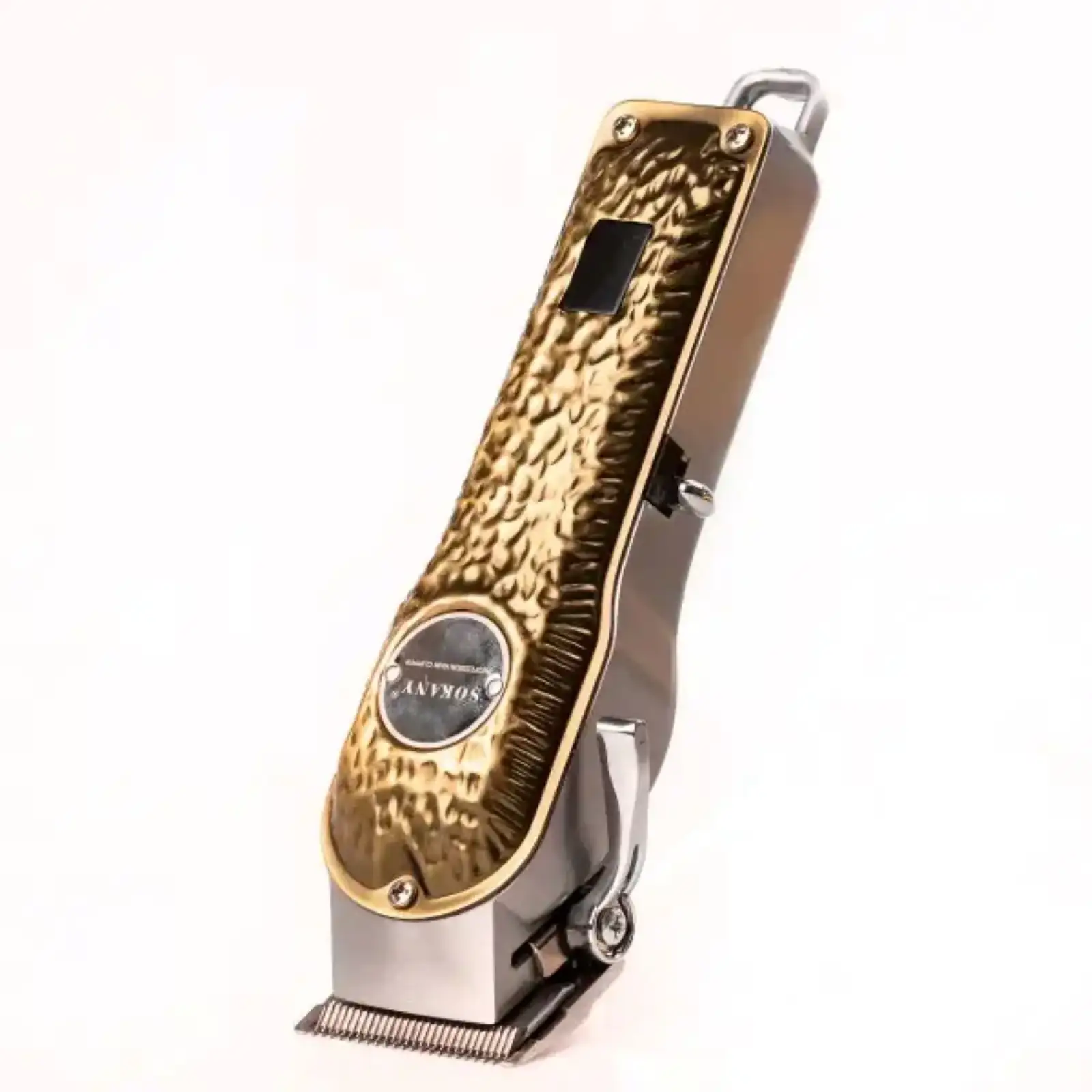 Машинка для стрижки Sokany акумуляторна з 4 насадками та USB золото SK-LF-9976 (SKLF9976GL) UA