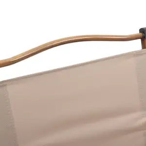 Кресло раскладное туристическое 52×53×77 см Бежевое HP-SY-1B Lugi
