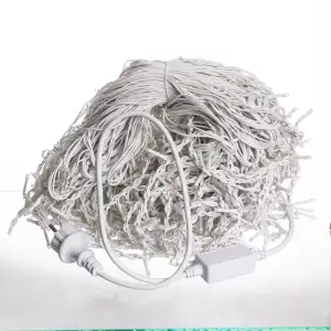 Вулична гірлянда Бахрома 50 м 600 LED білий провід Білий 50MWW Garlando UA